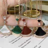 Bvlgari Divas' Dream Necklace Collection | Large Double Motif | Natural Stone & Diamond