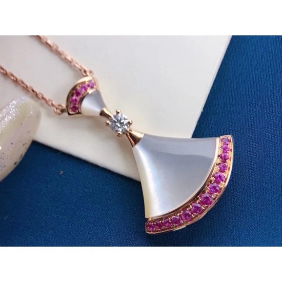 Bvlgari Divas' Dream Necklace Collection | Large Double Motif | Natural Stone & Diamond