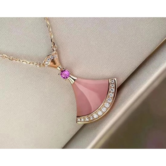 Bvlgari Divas' Dream Necklace Collection | Large Double Motif | Natural Stone & Diamond