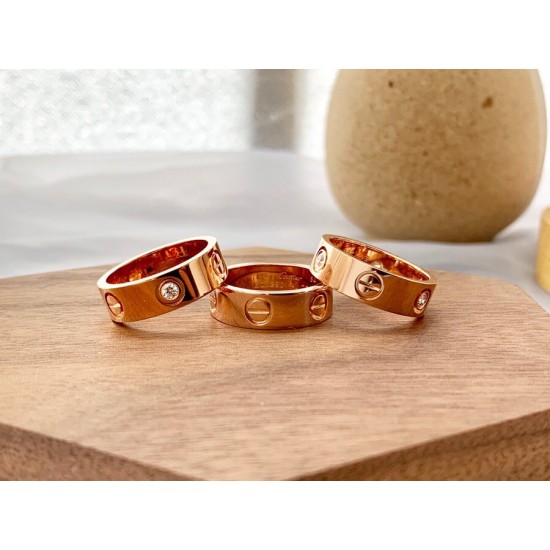 Cartier Love Ring 1-Diamond | Rose Gold