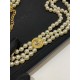 Chanel 24A Haute Couture Button Double-C Pearl Waist Chain