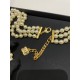 Chanel 24A Haute Couture Button Double-C Pearl Waist Chain
