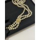 Chanel 24A Haute Couture Button Double-C Pearl Waist Chain