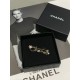 Chanel 25B Hollow Letter & Star Crystal Brooch