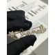 Chanel 25B Hollow Letter & Star Crystal Brooch