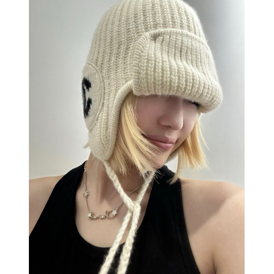 Chanel 25B Hollow Letter & Star Crystal Necklace