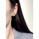 Chanel 25K Glossy Twisted Gold Round Stud Earrings