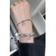 Chanel 25S Silver Star Charm Bracelet