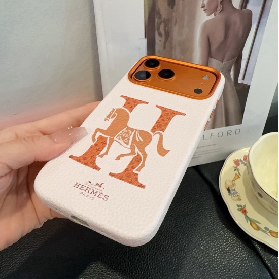 Hermès Togo Leather iPhone Case | New Collection for iPhone