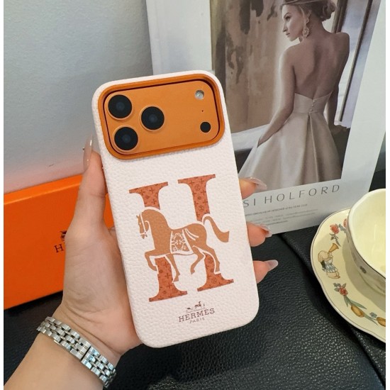 Hermès Togo Leather iPhone Case | New Collection for iPhone