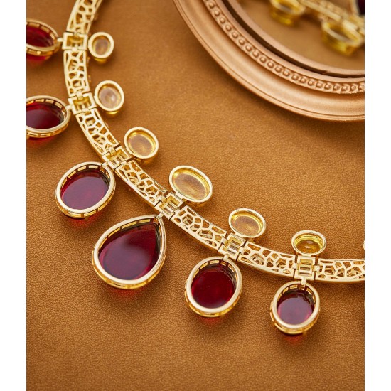 Louis Vuitton Seeds Hollow Art Choker Necklace jewery