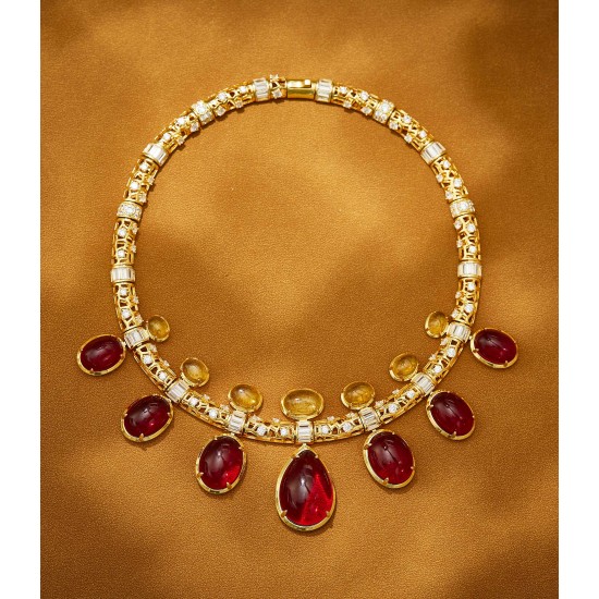 Louis Vuitton Seeds Hollow Art Choker Necklace jewery