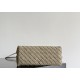 B*V Andiamo Small — Hand-Woven Top Handle Bag (Cypress Green)