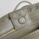 B*V Andiamo Small — Hand-Woven Top Handle Bag (Cypress Green)