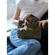 B*V Andiamo Small — Hand-Woven Top Handle Bag (Cypress Green)