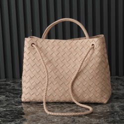 Bottega Veneta Medium Andiamo Bag - Beige - Intrecciato Nappa Leather Tote