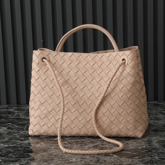 Bottega Veneta Medium Andiamo Bag - Beige - Intrecciato Nappa Leather Tote