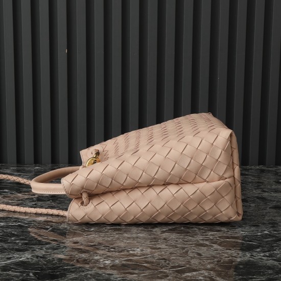 Bottega Veneta Medium Andiamo Bag - Beige - Intrecciato Nappa Leather Tote