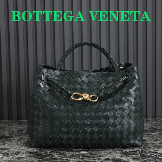 Bottega Veneta Medium Andiamo Bag - Green - Intrecciato Nappa Leather Tote
