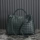 Bottega Veneta Medium Andiamo Bag - Green - Intrecciato Nappa Leather Tote