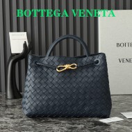 Bottega Veneta Medium Andiamo Bag - Blue - Intrecciato Nappa Leather Tote