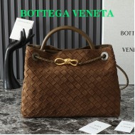 Bottega Veneta Medium Andiamo Bag - Brown - Intrecciato Nappa Leather Tote