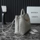 Bottega Veneta Medium Andiamo Bag - Grey - Intrecciato Nappa Leather Tote