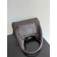 B*V Campana Large Double-Sided Woven Leather Shoulder Bag - Brown