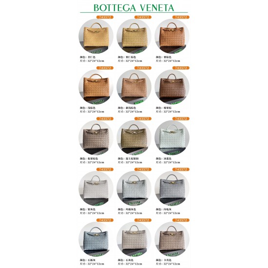 Bottega Veneta Medium Andiamo Bag (743572) - 63+ Colors Available