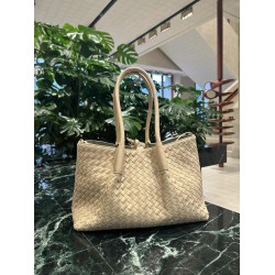 B*V Pinacoteca Medium — Hand-Woven Reversible Tote