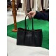 B*V Pinacoteca Medium — Hand-Woven Reversible Tote- Black
