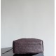 B*V Pinacoteca Medium — Hand-Woven Reversible Tote- Red