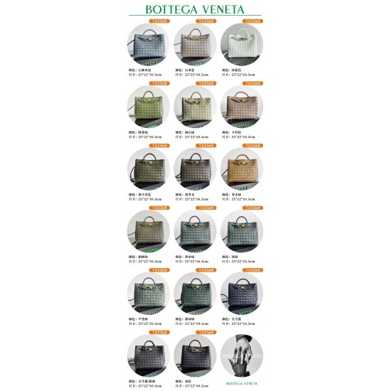 Bottega Veneta Small Andiamo Bag (743568) - 65+ Colors Available