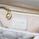 Dior Patent Cannage Mini Lady Dior White [Budget Edition]