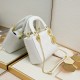 Dior Patent Cannage Mini Lady Dior White [Budget Edition]