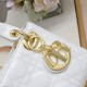 Dior Patent Cannage Mini Lady Dior White [Budget Edition]