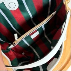 Gucci Emblem bucket bag Off white- Medium [Budget Edition]