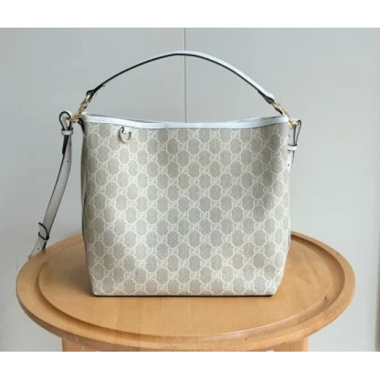 Gucci Emblem bucket bag Off white- Medium [Budget Edition]