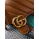 GUCCI GG Marmont Quilted Shoulder Bag – Caramel Brown