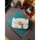 GUCCI GG Marmont Shoulder Bag – White Quilted