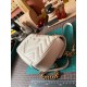 GUCCI GG Marmont Shoulder Bag – White Quilted