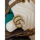GUCCI GG Marmont Shoulder Bag – White Quilted