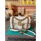 GUCCI GG Marmont Shoulder Bag – White Quilted