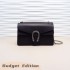Gucci DIONYSUS Black Leather Small Shoulder Bag [Budget Edition]