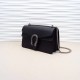 Gucci DIONYSUS Black Leather Small Shoulder Bag [Budget Edition]
