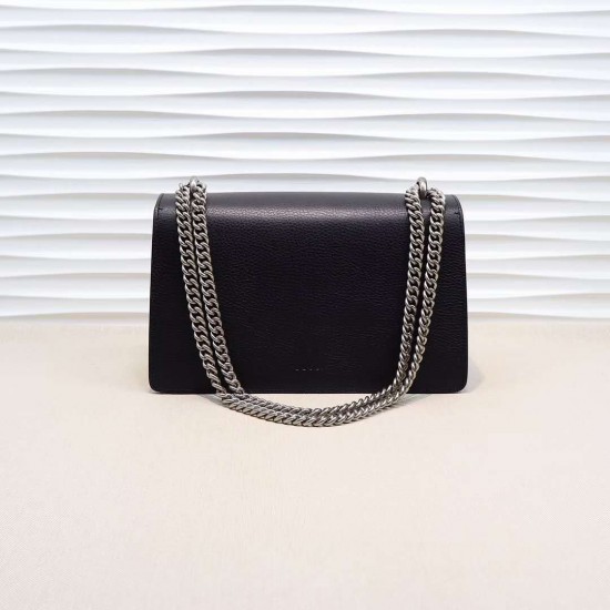 Gucci DIONYSUS Black Leather Small Shoulder Bag [Budget Edition]