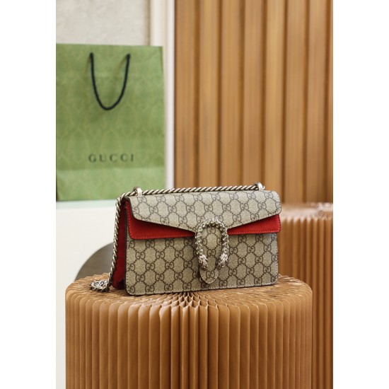 Gucci DIONYSUS GG Shoulder Bag Red