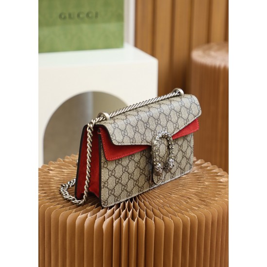Gucci DIONYSUS GG Shoulder Bag Red