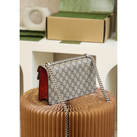 Gucci DIONYSUS GG Shoulder Bag Red