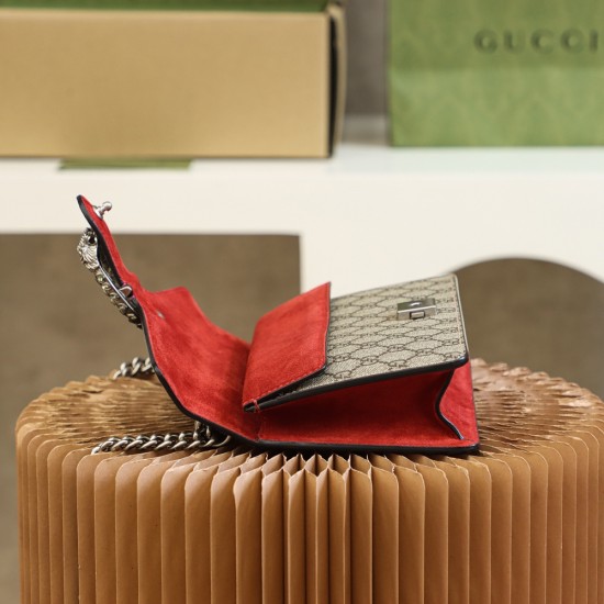 Gucci DIONYSUS GG Shoulder Bag Red